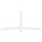 Ekena Millwork Bellingham Architectural Grade PVC Gable Bracket, 84"W x 42"H x 2"D x 4"F, 12/12 Pitch GBP084X42X0204BEL00 - alternate 3